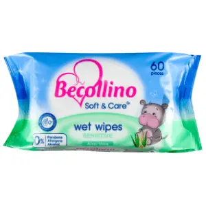 Vlažne maramice BECOLLINO Soft & care 60kom slide slika