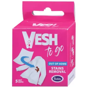 Vlažne maramice za fleke VIOLETA Vesh to go 5kom slide slika