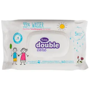 Vlažni toalet papir za decu VIOLETA double care 60kom slide slika