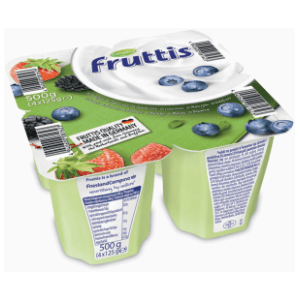 Voćni jogurt CAMPINA Fruttis borovnica i šumsko voće 0,2%mm 125g slide slika