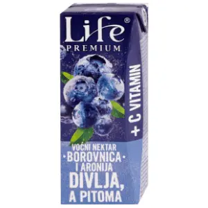 Voćni sok NECTAR Life premium borovnica i aronija 200ml slide slika
