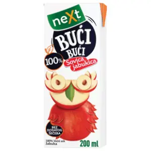 Voćni sok NEXT Bući bući 100% jabuka 200ml slide slika