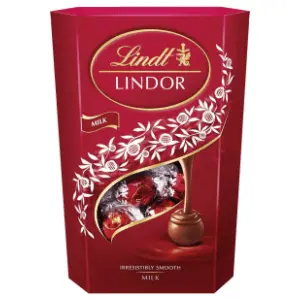 Bombonjera LINDT milk cornet 337g slide slika
