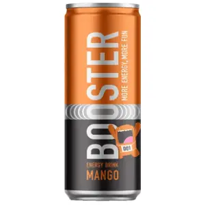 BOOSTER Mango energetski napitak 250ml slide slika