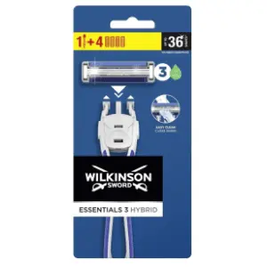 Brijač WILKINSON essentials 3 hybrid 1kom + 4 patrone slide slika
