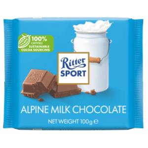 Čokolada RITTER SPORT alpine milk 100g slide slika