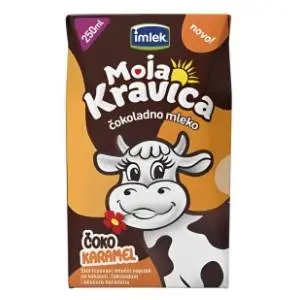 Čokoladno mleko MOJA KRAVICA čoko karamel 250ml slide slika