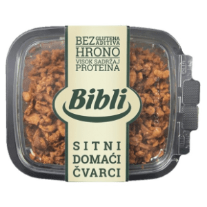 BIBLI domaći čvarci sitni 200g slide slika