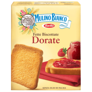 Dvopek BARILLA Mulino bianco fetter dorate 315g slide slika