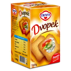 TRIVIT dvopek posni 140g slide slika
