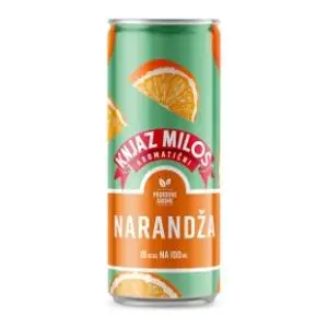 KNJAZ MILOŠ gazirana voda narandža 330ml slide slika