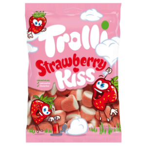 Gumene bombone TROLLI strawberry kiss 100g slide slika