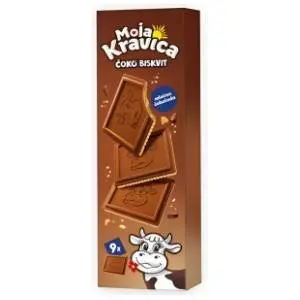 IMLEK Moja kravica čoko biskvit 145g slide slika