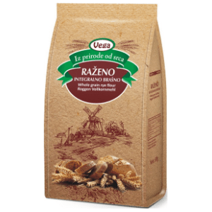 Integralno brašno VEGA raženo 500g slide slika