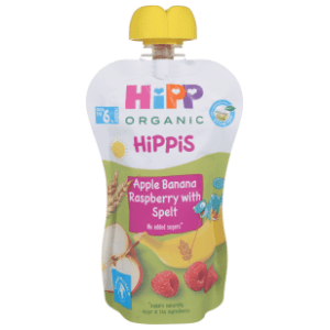 Kašica HIPP jabuka banana malina sa integralnim žitaricama 100g