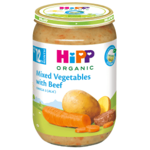 Kašica HIPP mešano povrće i govedina 220g slide slika