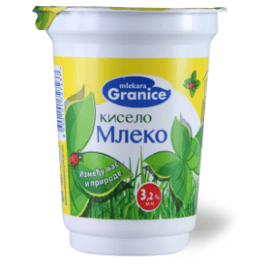 Kiselo mleko GRANICE 3,2%mm 400g slide slika