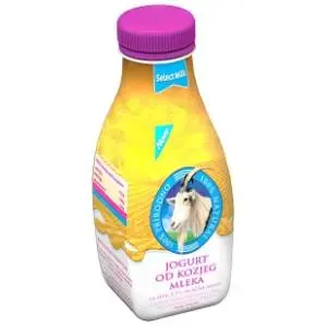 Kozji jogurt SELECT MILK 2,2%mm 350ml slide slika