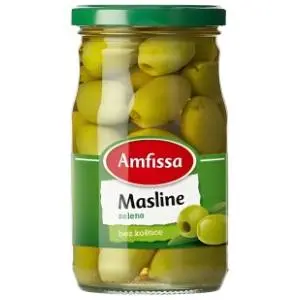 AMFISSA masline zelene bez koštice 300g slide slika