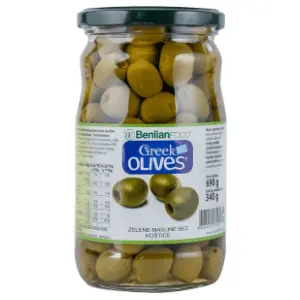 BENLIAN Greek masline zelene bez koštice 690g slide slika