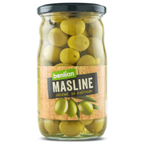 BENLIAN masline zelene sa košticom 700g slide slika