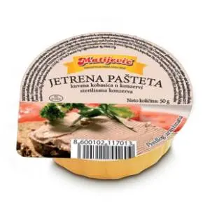 MATIJEVIĆ jetrena pašteta 50g slide slika
