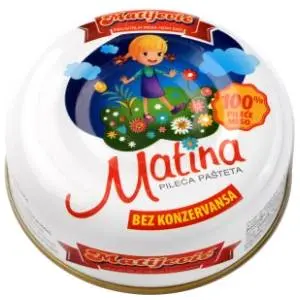 MATIJEVIĆ Matina pileća pašteta 90g slide slika