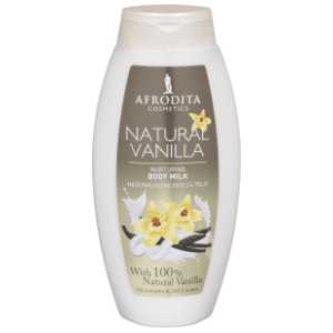 Mleko za telo AFRODITA natural vanila 250ml slide slika