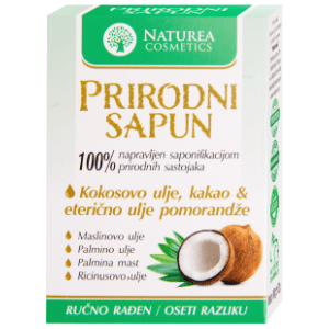 NATUREA COSMETICS kokosovo ulje prirodni sapun 80g slide slika