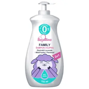 Šampon i kupka BECOLLINO family 2u1 750ml slide slika