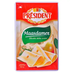President sir Maasdamer slajs 100g