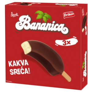 Sladoled FRIKOM Bananica 3x85ml