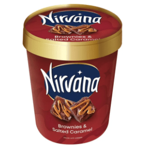 Sladoled NIRVANA brownie salted caramel 420ml slide slika