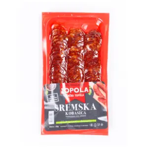 Sremska kobasica slajs TOPOLA 80g slide slika
