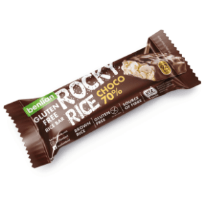 Štanglica BENLIAN Rocky rice choco 70% kakao 18g