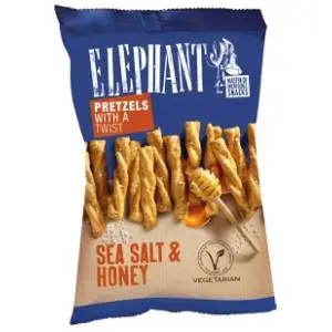 Štapići ELEPHANT Twists sea salt & honey 160g slide slika
