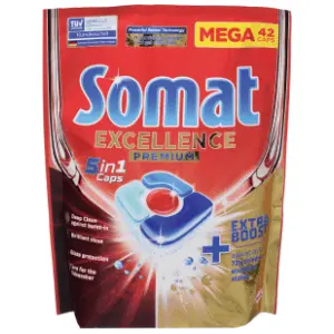 Tablete SOMAT Excellence 5in1 42kom slide slika
