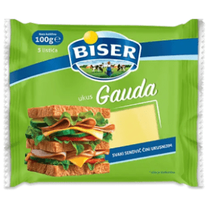 Topljeni sir gauda BISER 100g