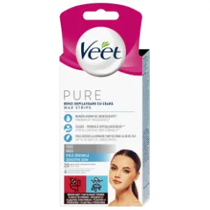 VEET pure trake za depilaciju lice 20kom slide slika