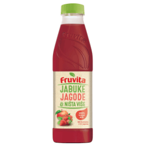 Voćni sok FRUVITA jabuka i jagoda 750ml