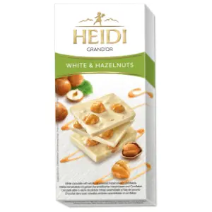 Bela čokolada HEIDI badem pistaći 100g slide slika