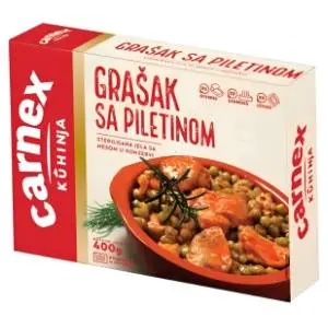 CARNEX grašak sa piletinom 400g slide slika
