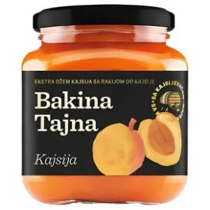BAKINA TAJNA džem kajsija sa dodatkom rakije 240g slide slika