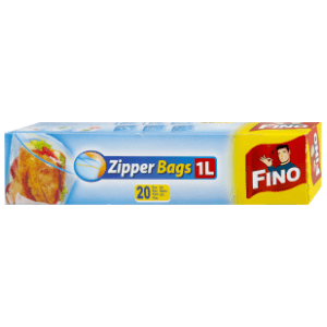 FINO kese za zamrzivač zipper 1l 20kom slide slika