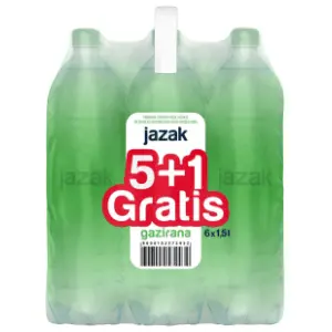 Gazirana voda JAZAK 1,5l 5+1 gratis slide slika