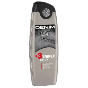 Gel za tuširanje DENIM Black 3x detox 400ml slide slika