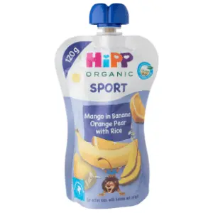HIPP organic sport kašica mango pomorandža kruška 120g slide slika