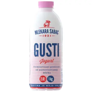 Jogurt MLEKARA ŠABAC gusti 2,8%mm 1kg slide slika
