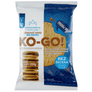 Keks ALEKSANDRIJA Ko-go bez šećera i glutena 200g slide slika