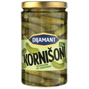 Kornišoni DIJAMANT 3-6cm 670g slide slika